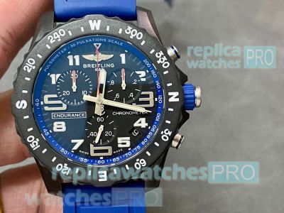 Replica Breitling Endurance Pro Blue Black Chronograph Dial Watch